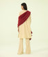Women's Winter Unstitched Khaddar Off White 3 Piece Suit